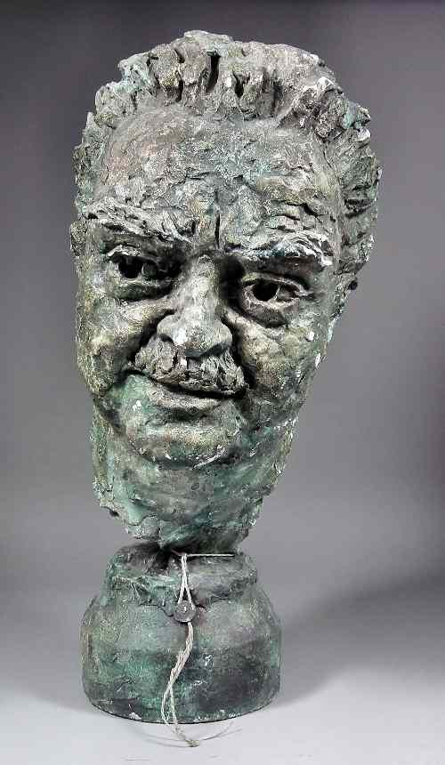 Appraisal: Colin Colahan - - An over life size painted plaster