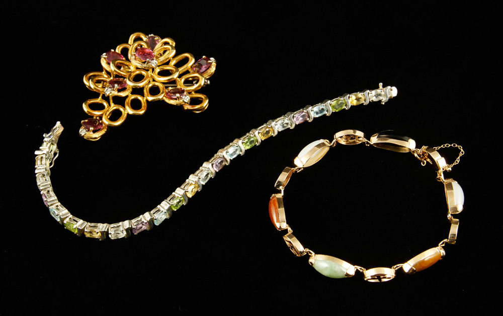 Appraisal: - Lot of Pcs of Jewelry Lot of three pieces