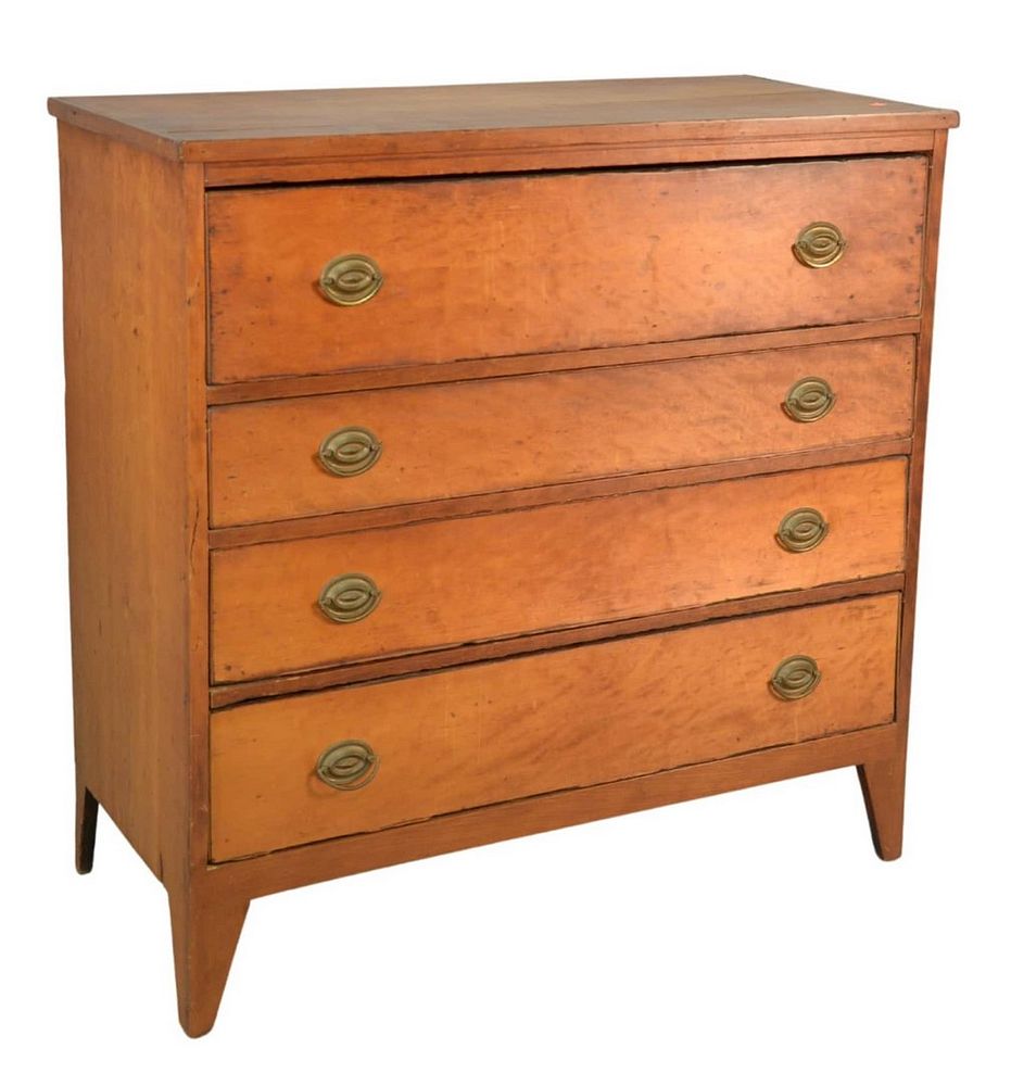 Appraisal: Federal Cherry Four Door Chest Circa height inches width inches