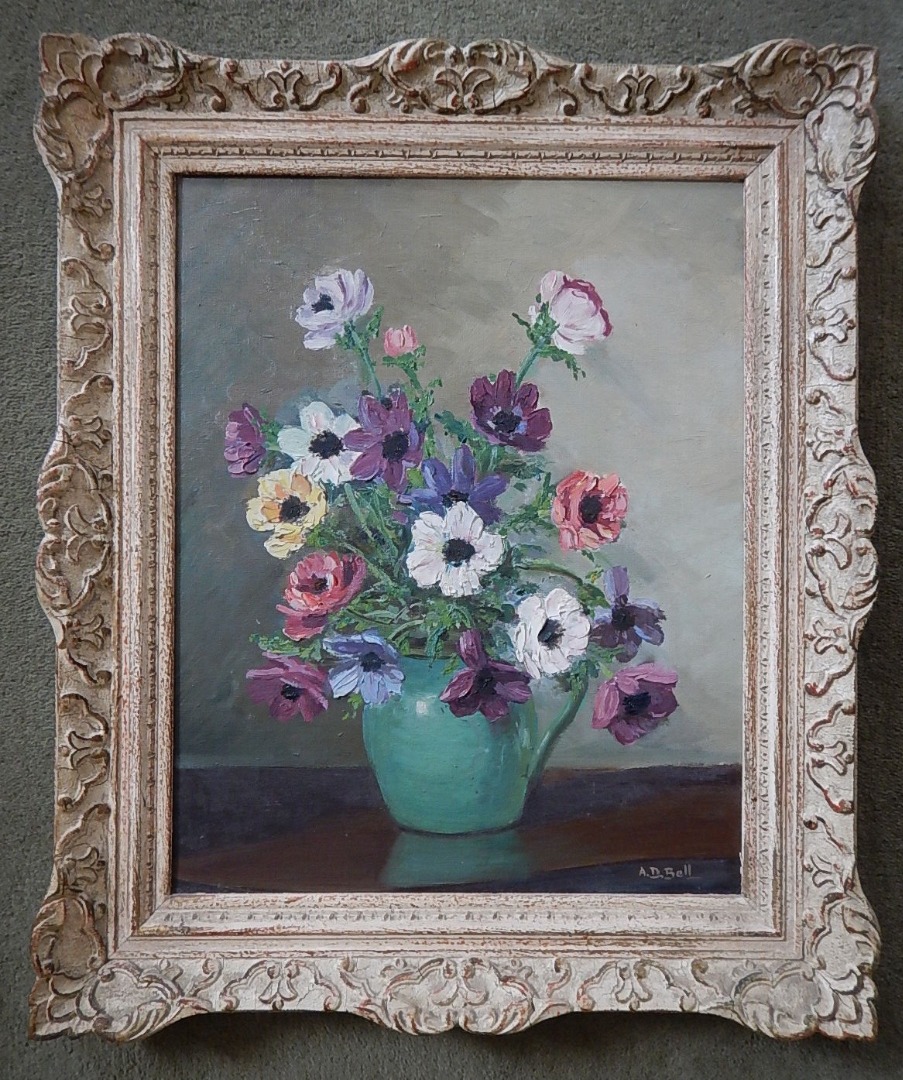 Appraisal: A David Bell A Study of anemones in a green