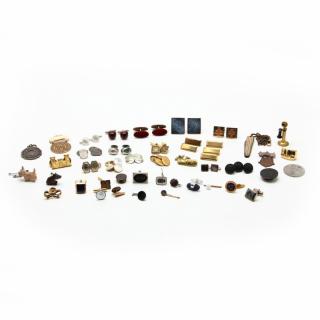 Appraisal: A Group of Miscellaneous Gent's Jewelry to include cuff links