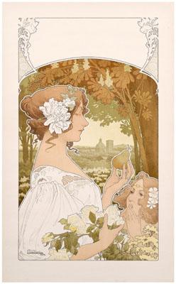 Appraisal: Henri Privat Livemont poster Belgian - Michiels Freres Art Nouveau