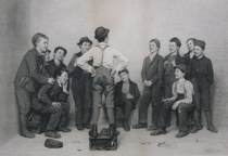 Appraisal: John George Brown N A American - The Shoe Shine