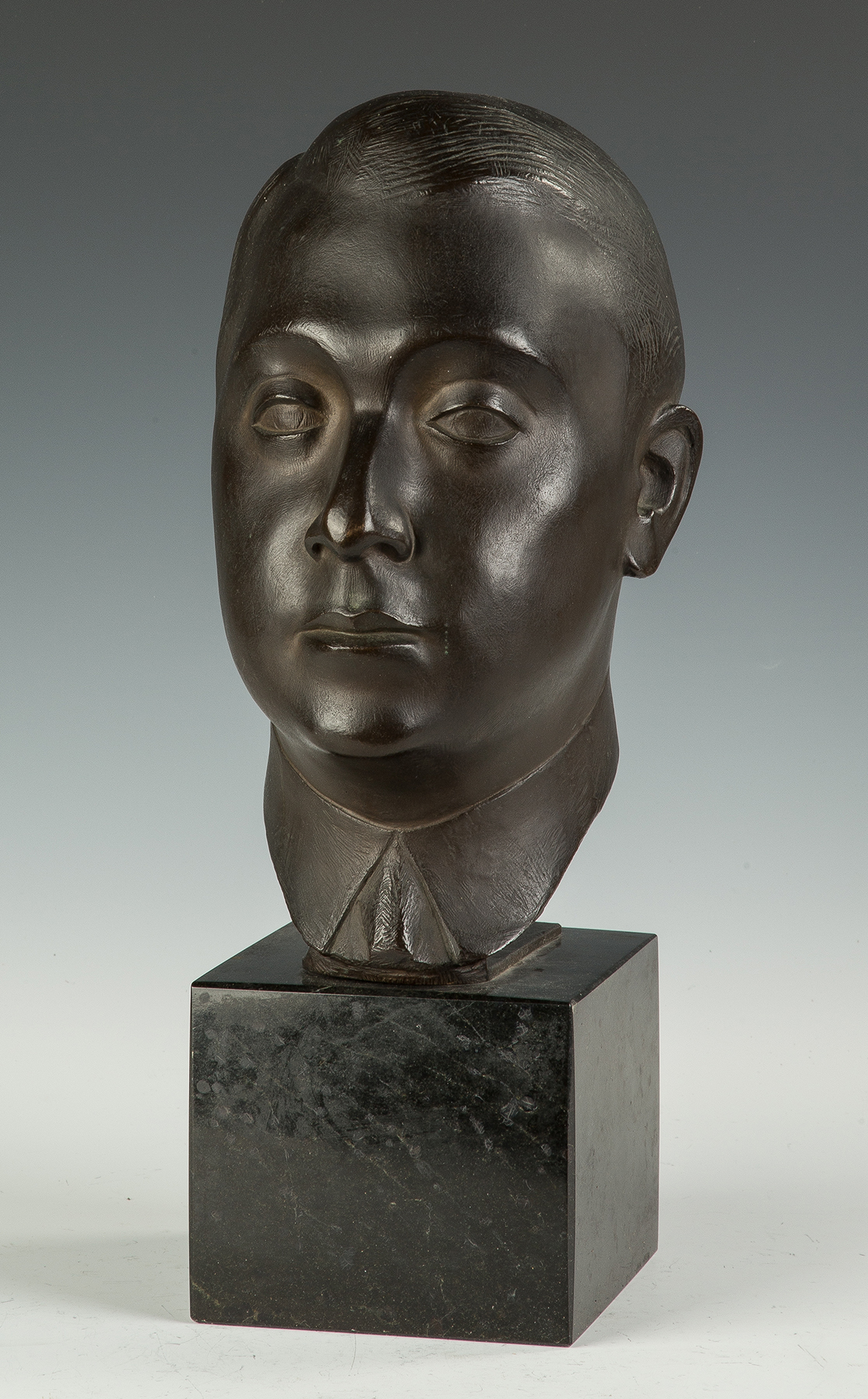 Appraisal: William Zorach American - Bronze Head on Marble Base Signed