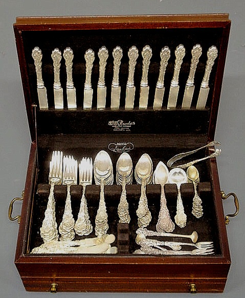 Appraisal: Gorham Versailles pattern sterling silver flatware service all monogrammed ESC