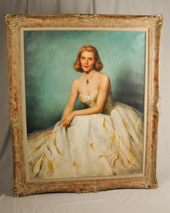 Appraisal: Louise Altson b Antwerp New York Portrait of Lorraine Harris