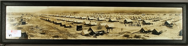 Appraisal: Large NGP Photos Camp Stewart TX st Pa Cavalry framed