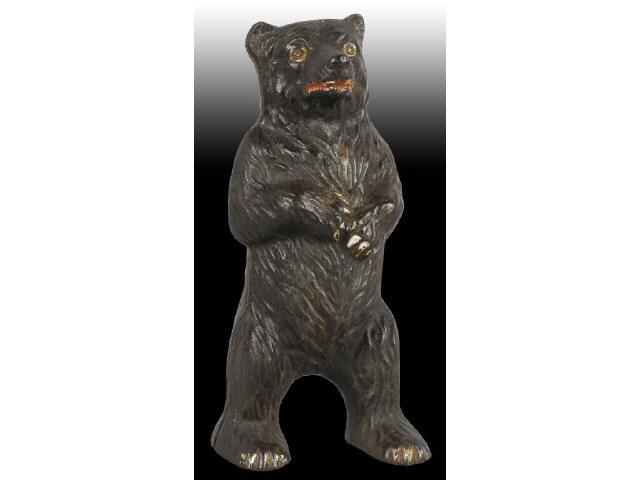 Appraisal: Lot of Cast Iron Bear Still Banks Description Includes bear