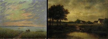 Appraisal: Attributed to Howard B Spencer American - Sunrise on the