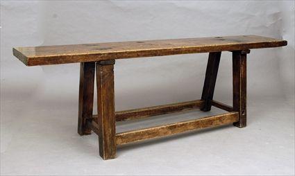 Appraisal: Trestle Table made up