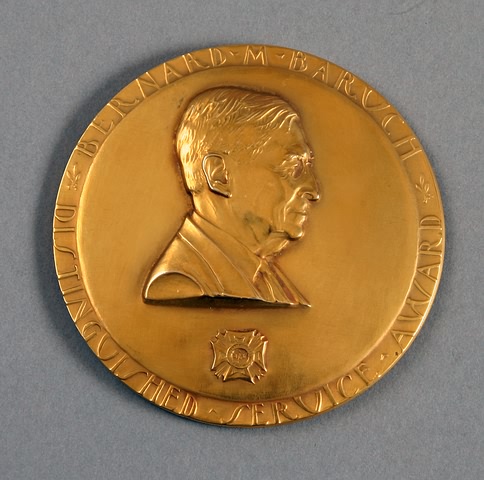 Appraisal: The Baruch Gold Medal of Peace presented by the Veterans