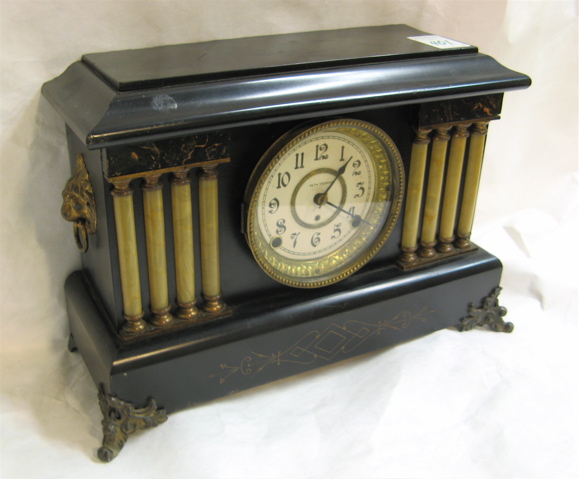 Appraisal: TWO AMERICAN MANTEL CLOCKS a Seth Thomas and one by