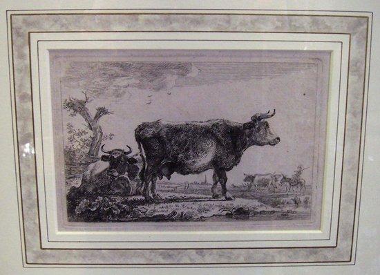 Appraisal: after Albert CuypCowsa pair of engravings cm x cm x