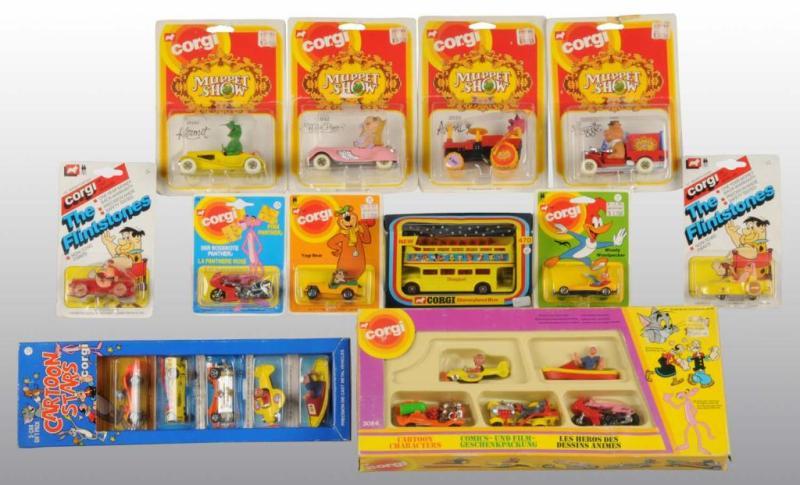 Appraisal: Lot of Corgi TV Related Die-Cast Vehicle Toys Description Circa