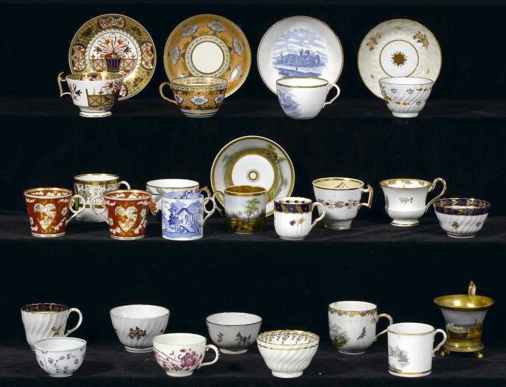 Appraisal: A STUDY COLLECTION OF REGENCY PERIOD TEAWARE including Spode New