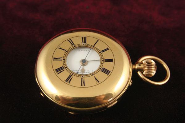 Appraisal: A Victorian ct gold cased Half Hunter Pocket Watch with