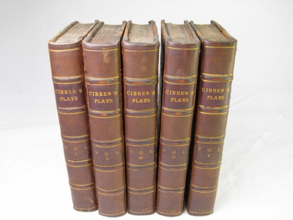 Appraisal: This listing is for five volumes I-V of The Dramatick