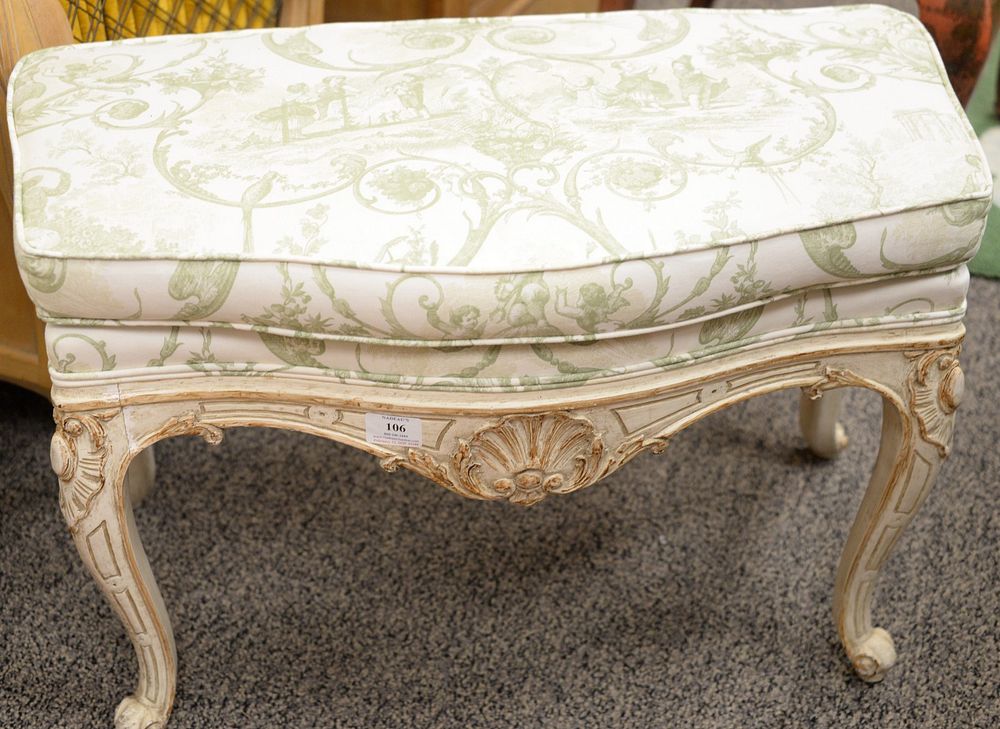 Appraisal: Pair of Louis XV style benches ht in top x