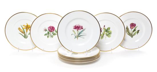 Appraisal: Sale Lot A Suite of Eleven Royal Worcester Porcelain Plates