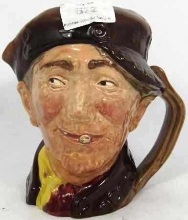 Appraisal: Royal Doulton Large Character Jug Pearly Boy with Brown Buttons