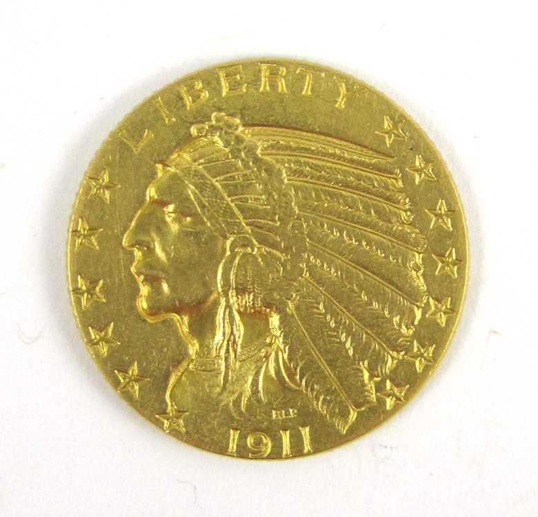 Appraisal: U S GOLD COIN Indian head variety -P