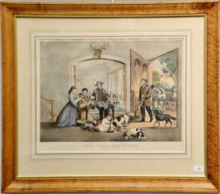 Appraisal: Currier Ives Home From the Woods The Successful Sportsmen New