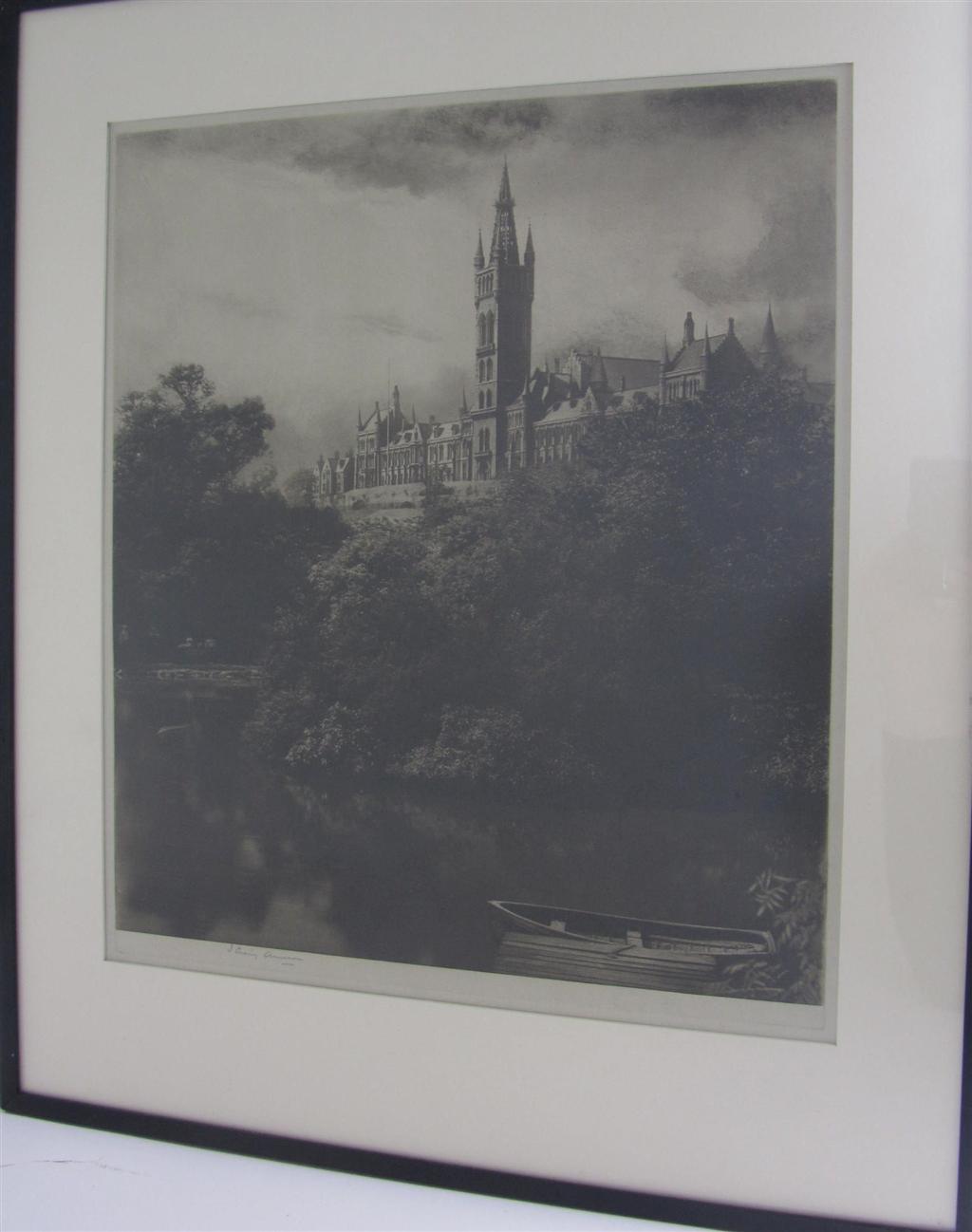 Appraisal: Annan James Craig - Glasgow The University of Glasgow Photogravure