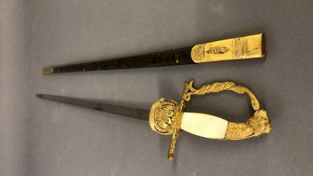 Appraisal: Austrian Officers Dress Sword Australian officers dress sword with mother