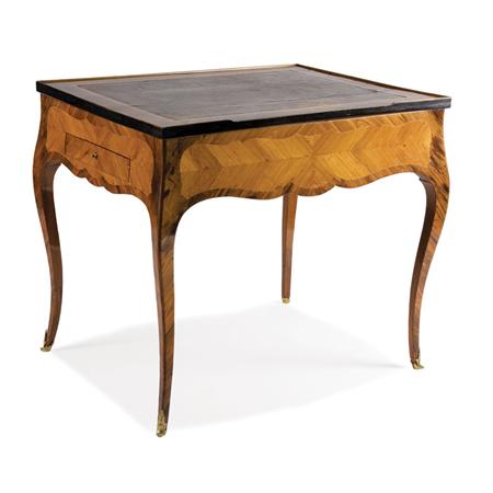 Appraisal: Louis XVI Tulipwood and Kingwood Tric Trac Table Estimate -