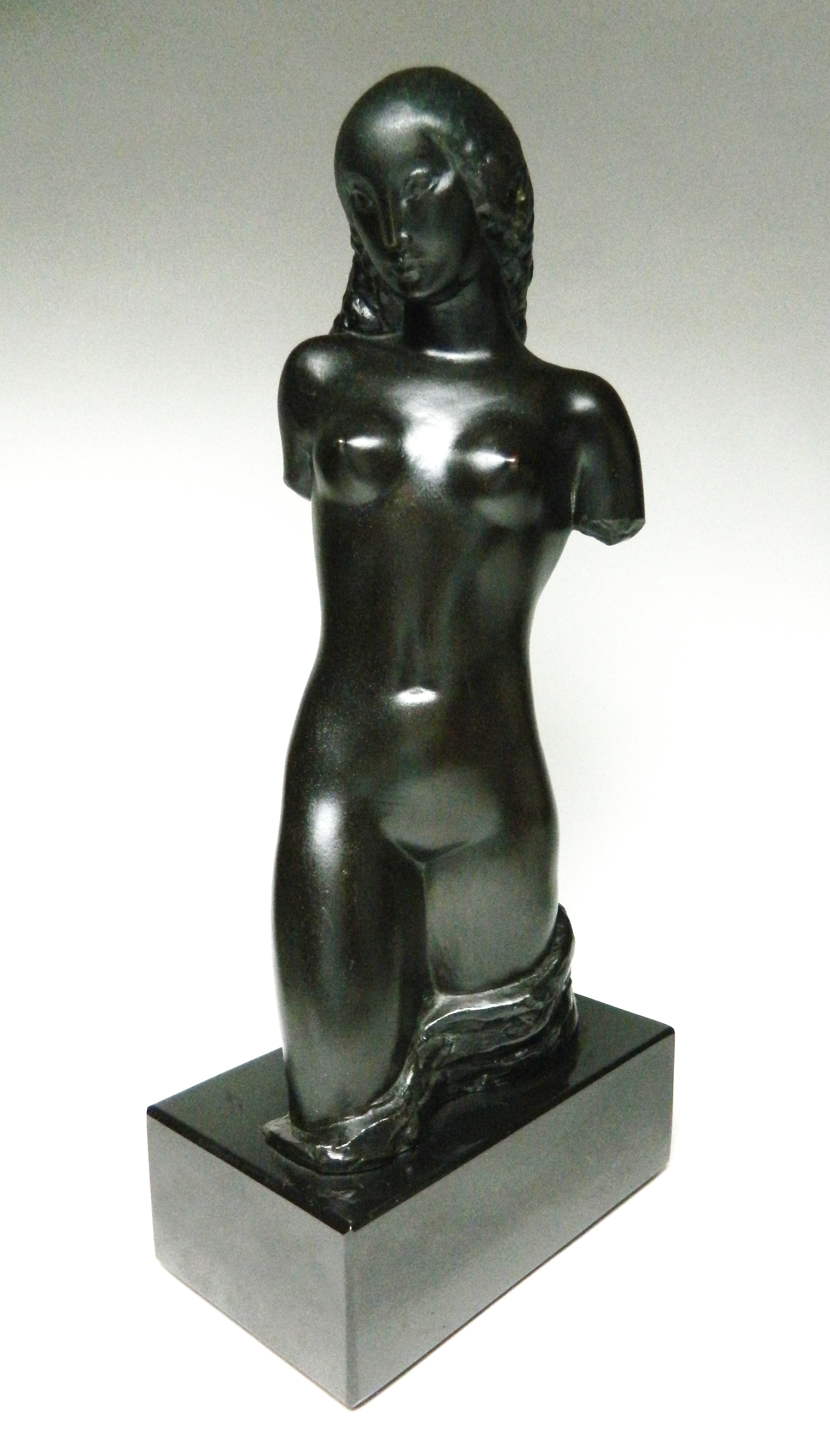 Appraisal: Boris Lovet-Lorski American - ''Torso''- bronze sculpture inscribed Lorski along