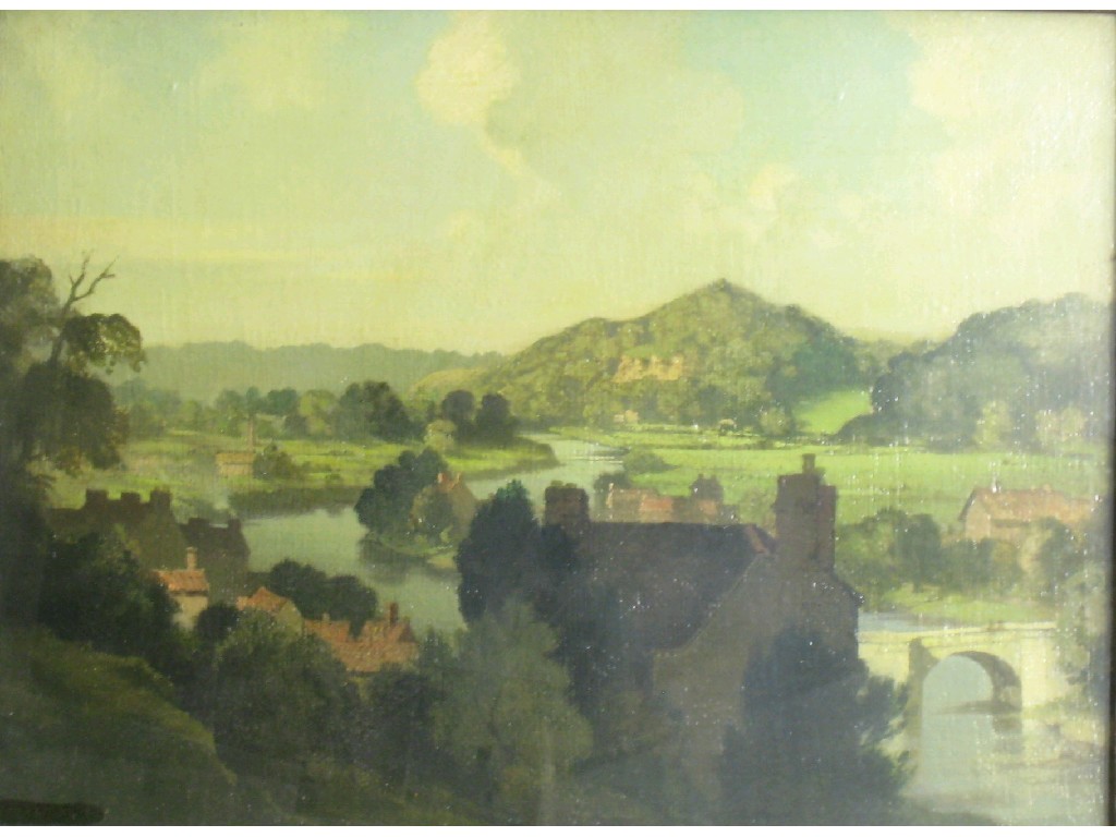 Appraisal: BERTRAM NICHOLLS - The Severn at Bridgnorth signed and dated