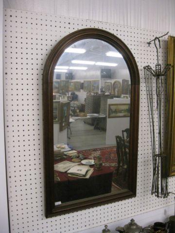 Appraisal: Victorian Walnut Framed Mirror arch top tall wide