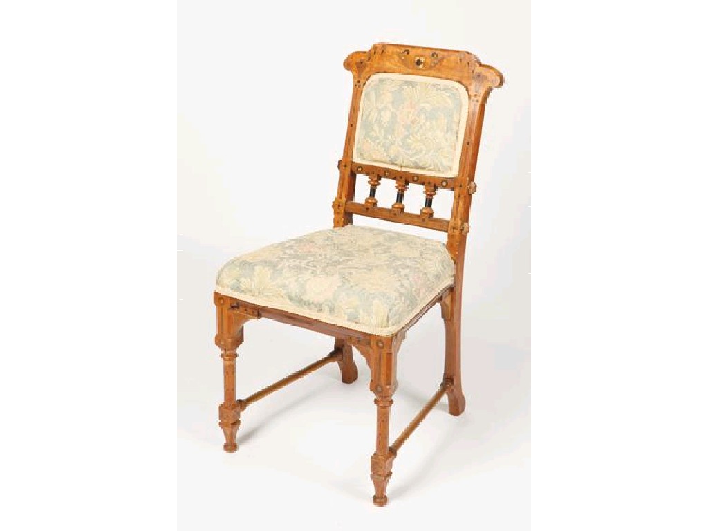 Appraisal: MARSH JONES OF LEEDS A GOTHIC REVIVAL CHAIR in the