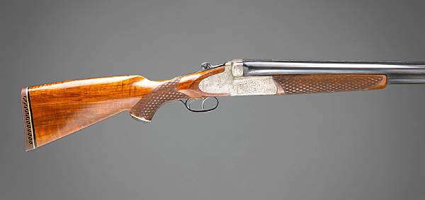 Appraisal: A gauge Austrian triple barrel shotgun by Gottfried Juch Serial