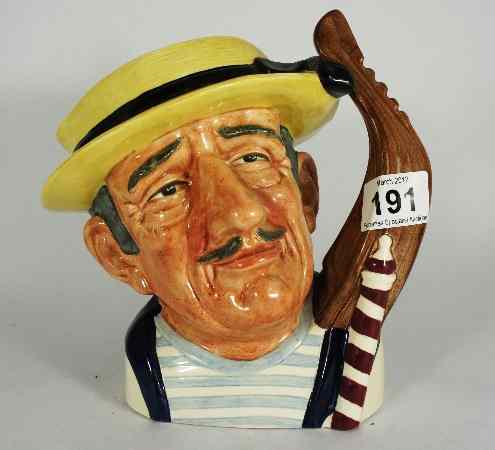 Appraisal: Royal Doulton Large Character Jug Gondolier D