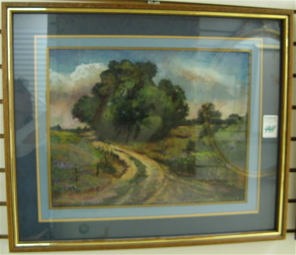 Appraisal: ELEANOR DE HAAS BROOKS OIL ON PANEL Idaho Road in