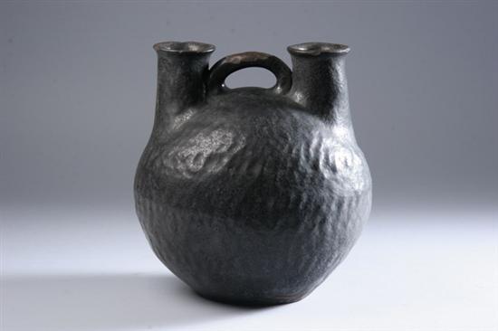 Appraisal: JAPANESE GREY POTTERY VASE - in high PROVENANCE Estate of