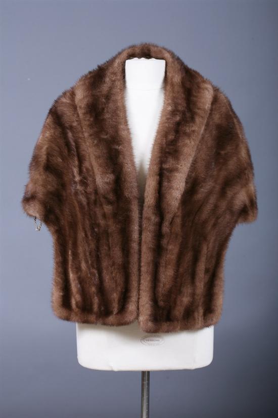 Appraisal: TWO LADY'S WAIST-LENGTH MINK FUR CAPES One lunaraine One blonde