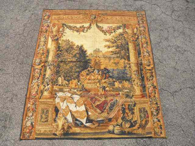 Appraisal: th century French tapestry wall hanging Made by Editions d'Art