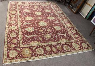 Appraisal: Laristan Sultanabad carpet Laristan Sultanabad carpet ' x '