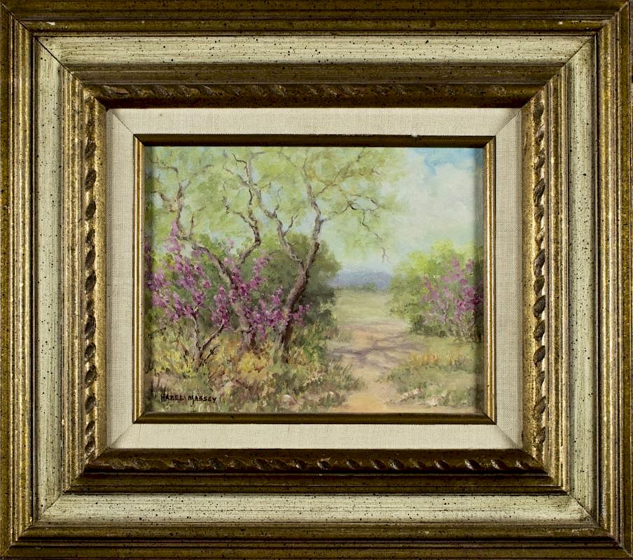 Appraisal: Hazel Massey american - painting oil on board ARTIST Hazel