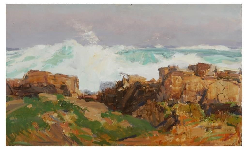 Appraisal: Painting by Jay Hall Connaway American - of waves crashing