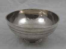 Appraisal: A Russian silver spherical bowl with engraved Georgian inscription Moscow