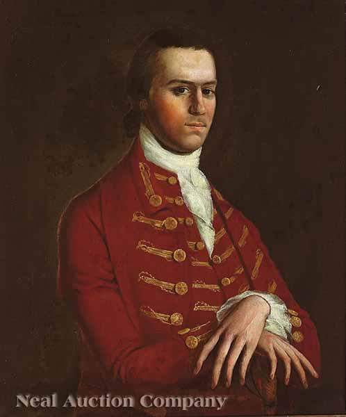 Appraisal: Henry Benbridge American South Carolina - Portrait of Elias Ball