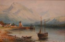 Appraisal: Milton Drinkwater British th Century Harbor Scene Watercolor on paper