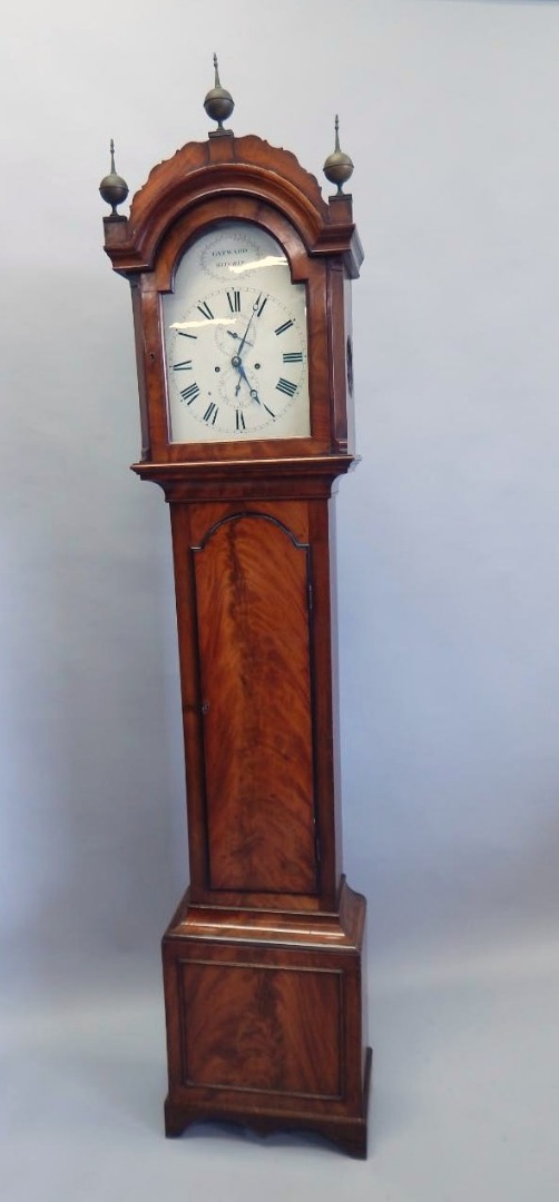 Appraisal: Gatwood Hitchin an early thC longcase clock the white painted