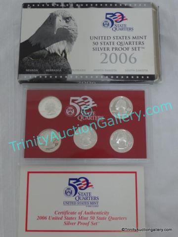 Appraisal: US Mint State Quarter Silver Proof Set Issued in -