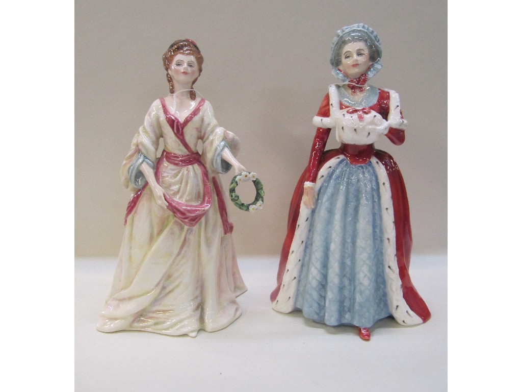 Appraisal: Two Royal Doulton figures Countess of Harrington HN no and