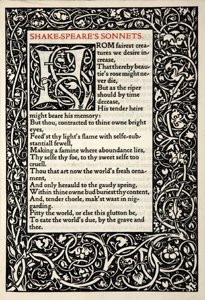 Appraisal: SHAKESPEARE William The Poems of Shakespeare printed after the original