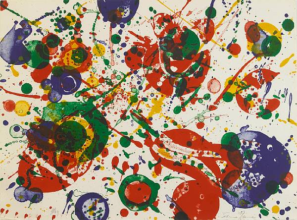 Appraisal: n a Sam Francis American - An Set- from Pasadena